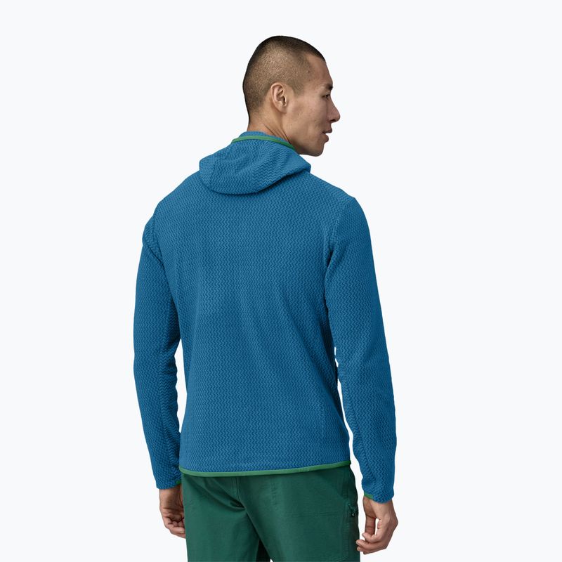 Bluza trekkingowa męska Patagonia R1 Air Full-Zip vessel blue 2