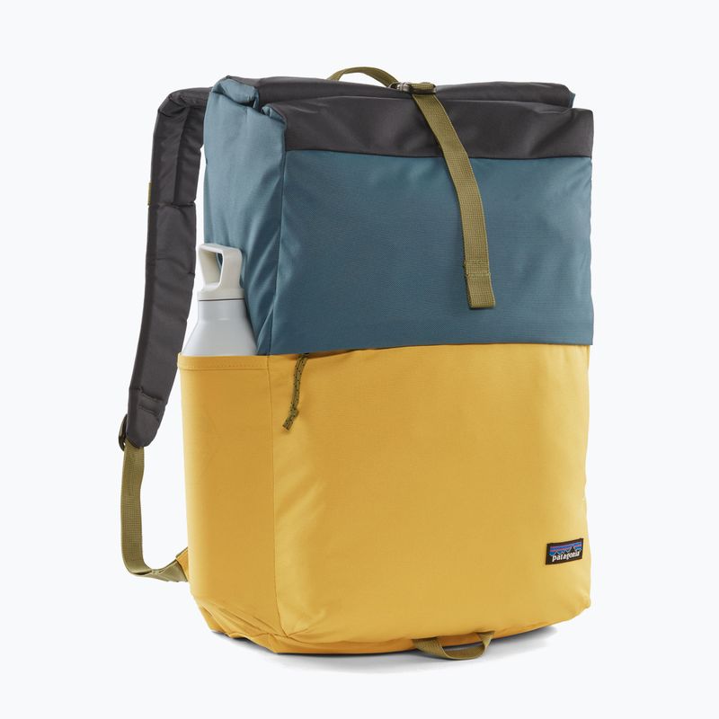 Plecak miejski Patagonia Fieldsmith Roll Top Pack 30 l surfboard yellow/abalone blue 4