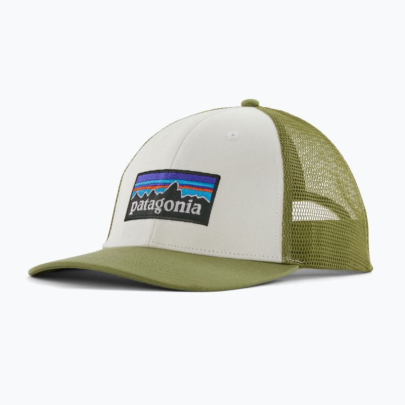 Czapka z daszkiem Patagonia P-6 Logo LoPro Trucker white/buckhorn green