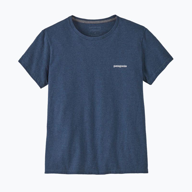 Koszulka damska Patagonia P-6 Logo Responsibili-Tee  utility blue 3