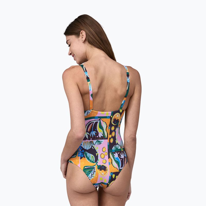 Strój kąpielowy jednoczęściowy Patagonia Sunny Tide Swimsuit ilsand seeds/milkweed mauve 3