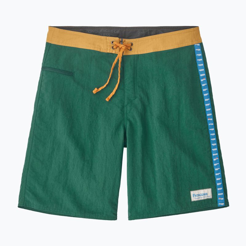 Szorty kąpielowe męskie Patagonia Wavefarer Boardshorts conifer green 3