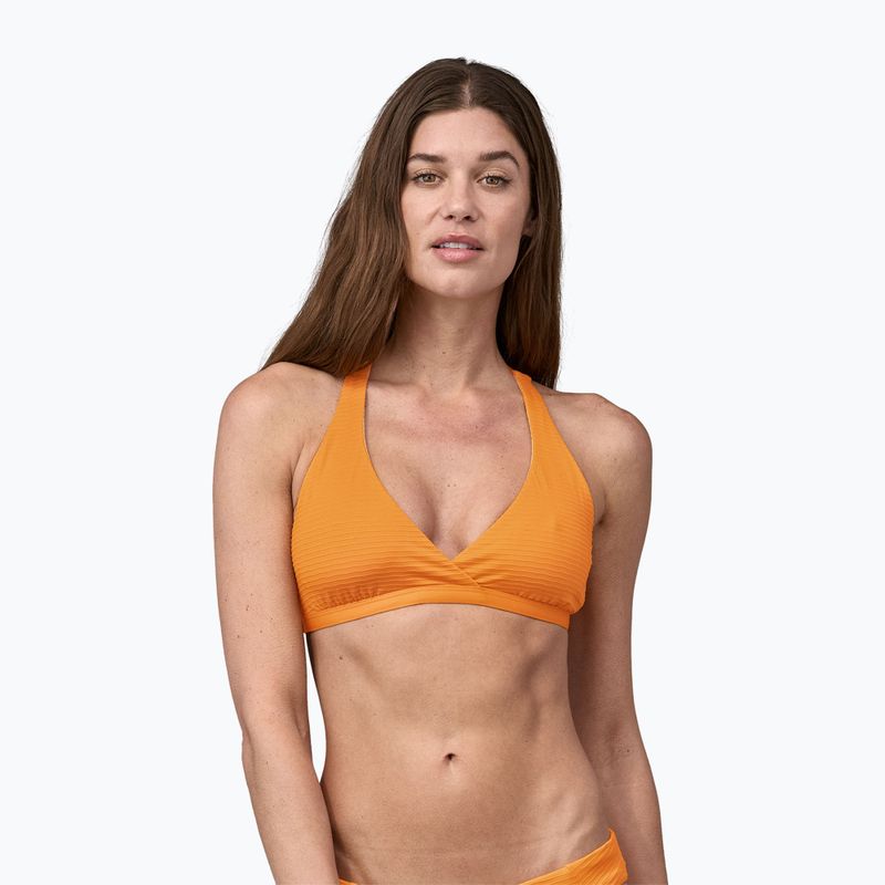 Góra od stroju kąpielowego Patagonia Bottom Turn Top ripple/kishu orange 2