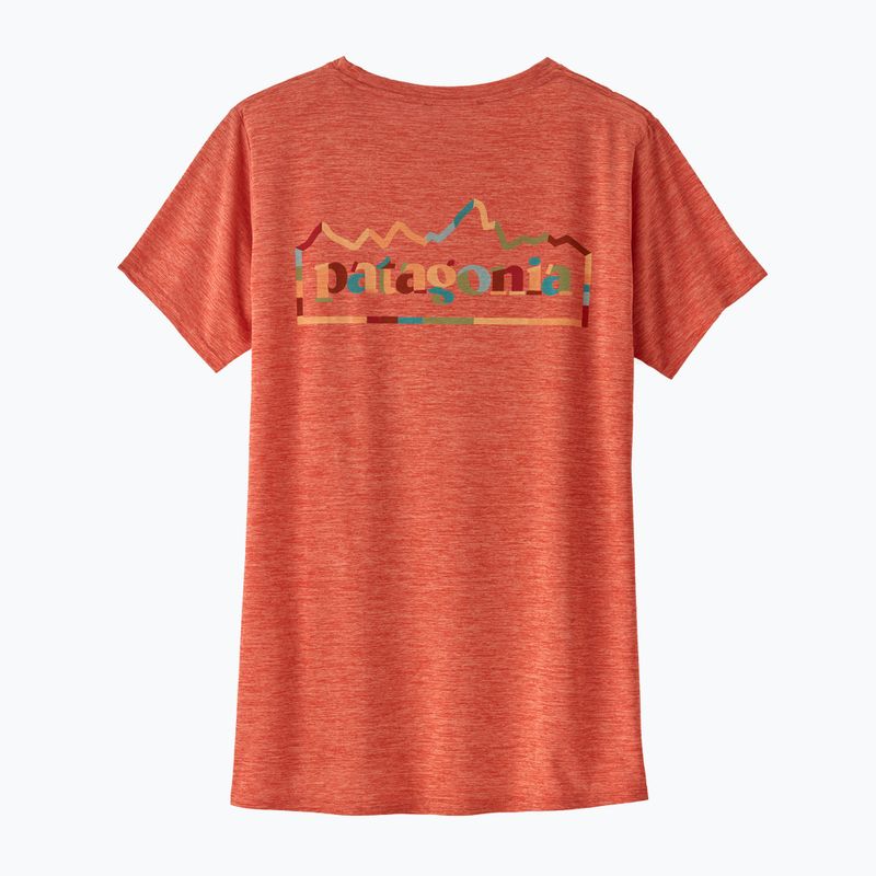 Koszulka damska Patagonia Cap Cool Daily Graphic Shirt unity fitz/pimento red x-dye 4