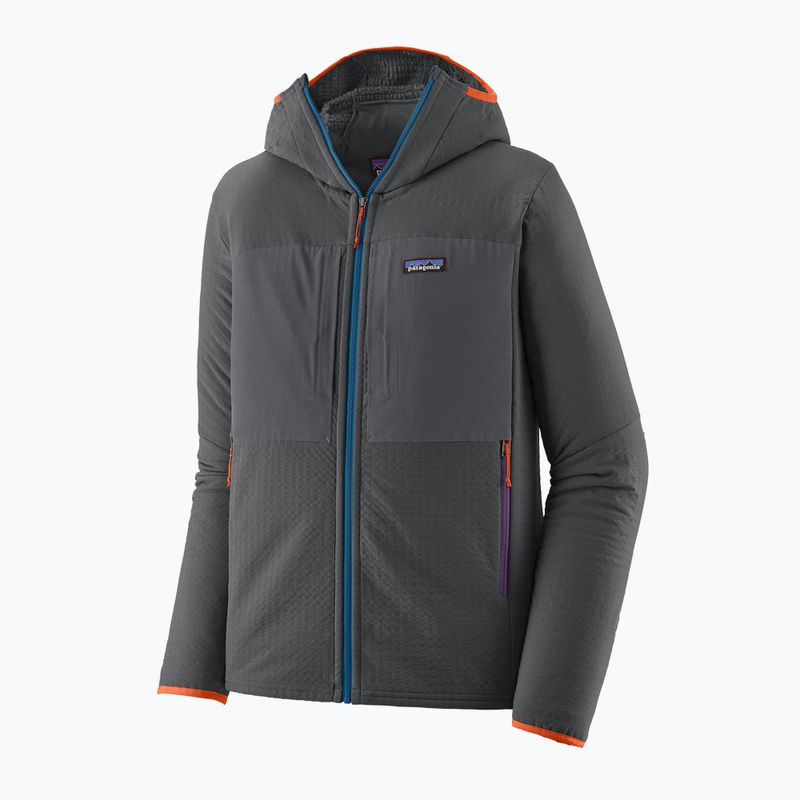 Kurtka softshell męska Patagonia R2 TechFace Hoody forge grey 3