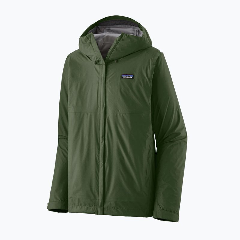Kurtka przeciwdeszczowa męska Patagonia Torrentshell 3L Rain torrey pine green 3