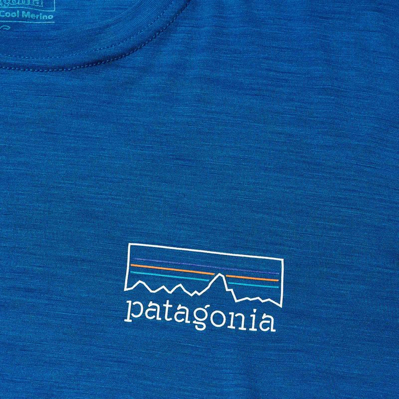 Longsleeve damski Patagonia Cap Cool Merino Blend Graphic fitz roy strata/endless blue 5