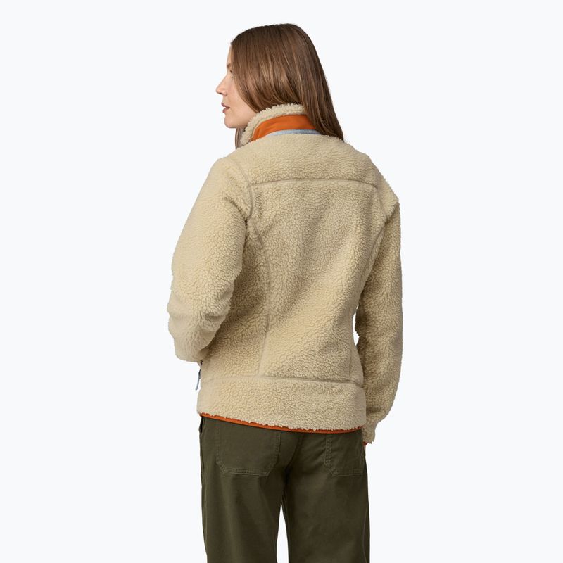 Bluza trekkingowa damska Patagonia Classic Retro-X dark natural w/redtail rust 2