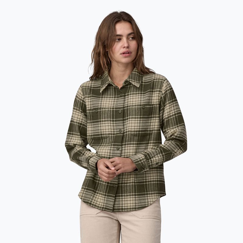 Koszula damska Patagonia Fjord Flannel cascade pine needle green