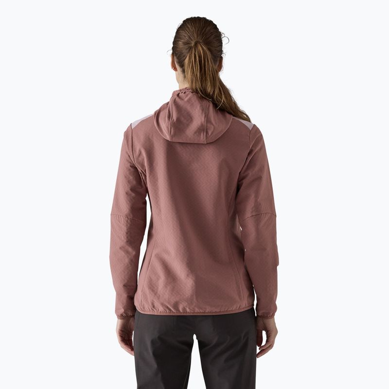 Kurtka softshell damska Patagonia R2 CrossStrata Hoody dulse mauve 2