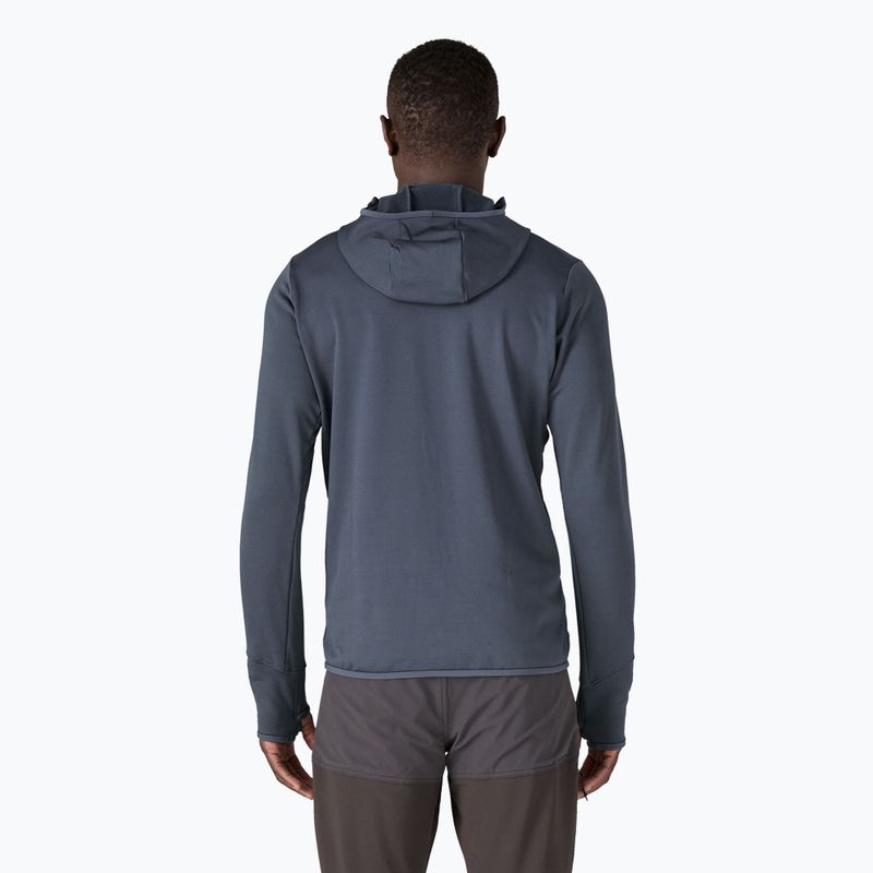 Bluza trekkingowa męska Patagonia R1 Thermal Full Zip Hoody smolder blue 2