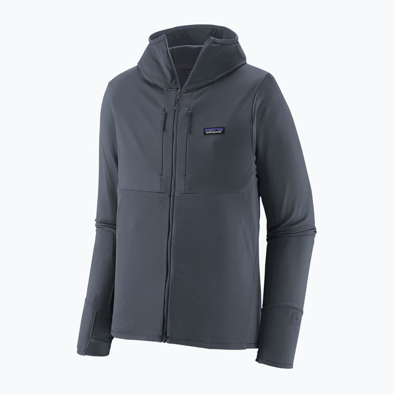 Bluza trekkingowa męska Patagonia R1 Thermal Full Zip Hoody smolder blue 3