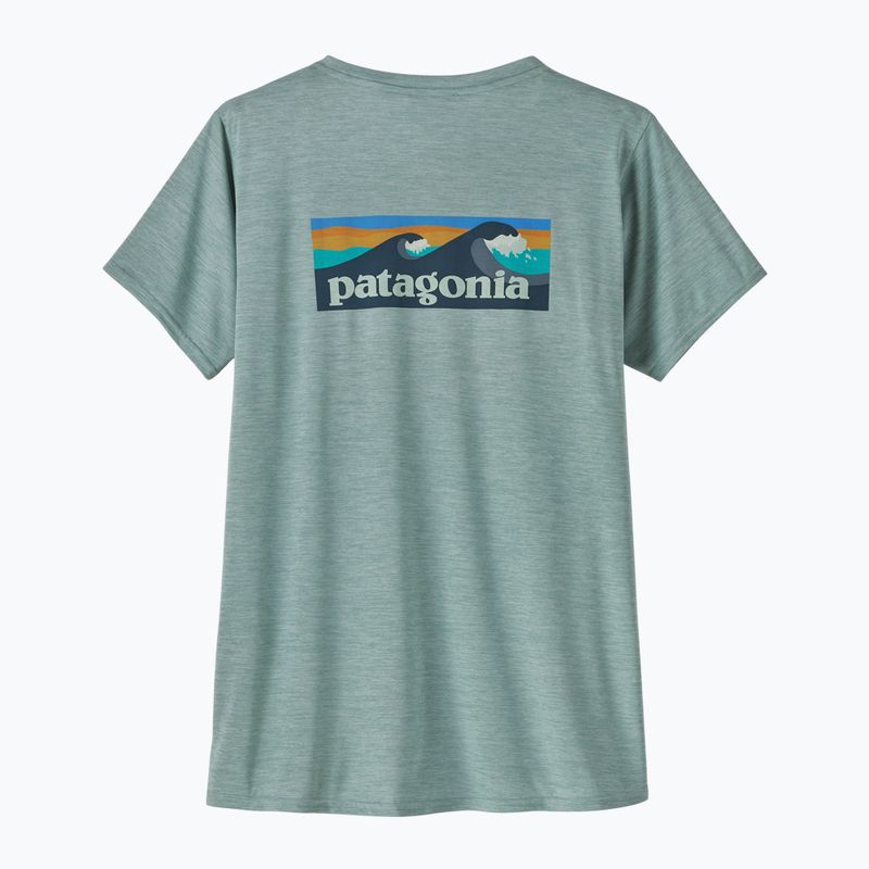 Koszulka damska Patagonia Cap Cool Daily Graphic Shirt Waters boardshort logo/thermal blue x-dye 4