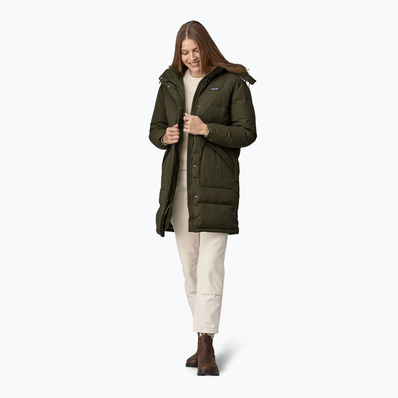 Płaszcz puchowy damski Patagonia Downdrift Parka pine needle green 2