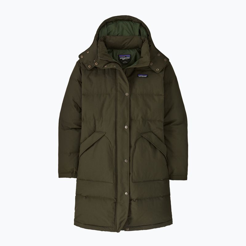 Płaszcz puchowy damski Patagonia Downdrift Parka pine needle green 4