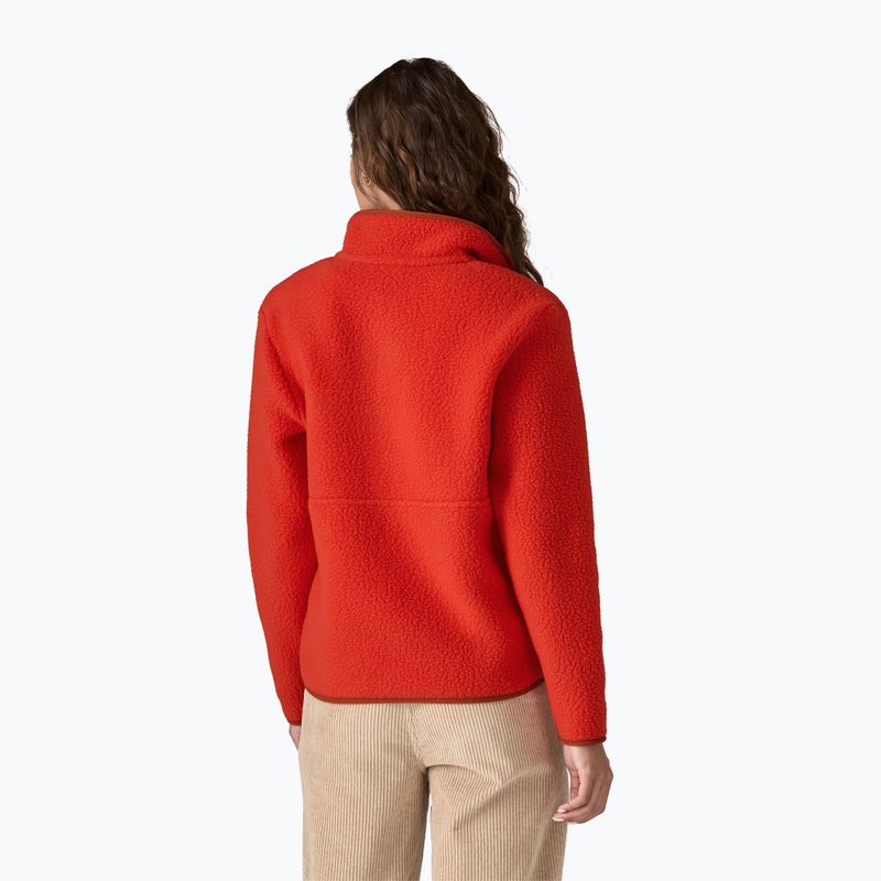 Bluza polarowa damska Patagonia Retro Pile Marsupial madder red 2