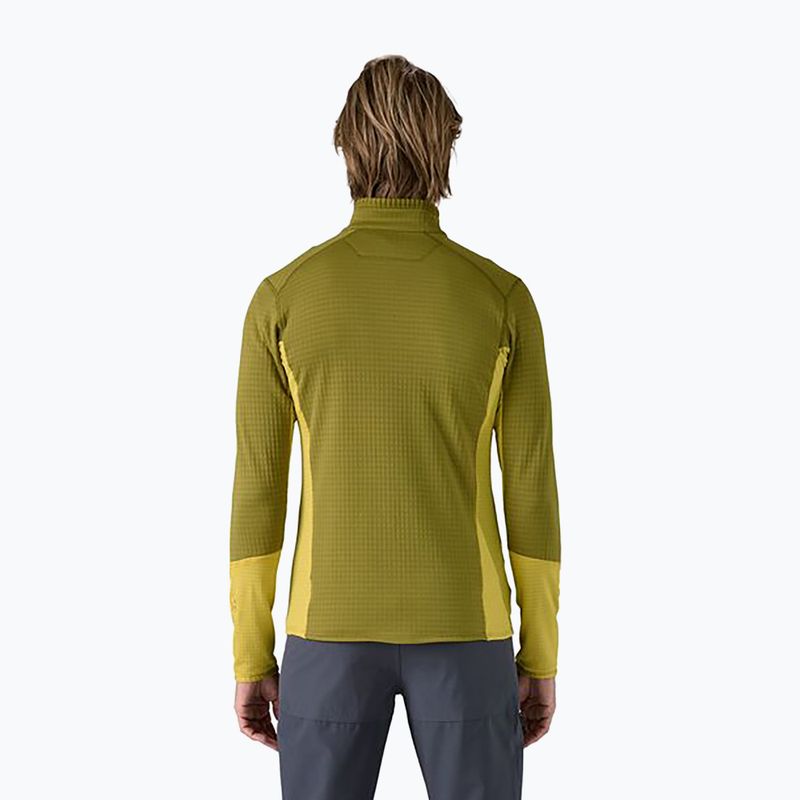 Bluza polarowa męska Patagonia R1 Hybrid graze green 2