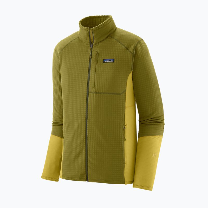 Bluza polarowa męska Patagonia R1 Hybrid graze green 3