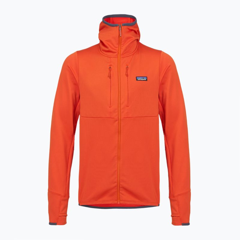 Bluza trekkingowa męska Patagonia R1 Thermal Full Zip Hoody pollinator orange