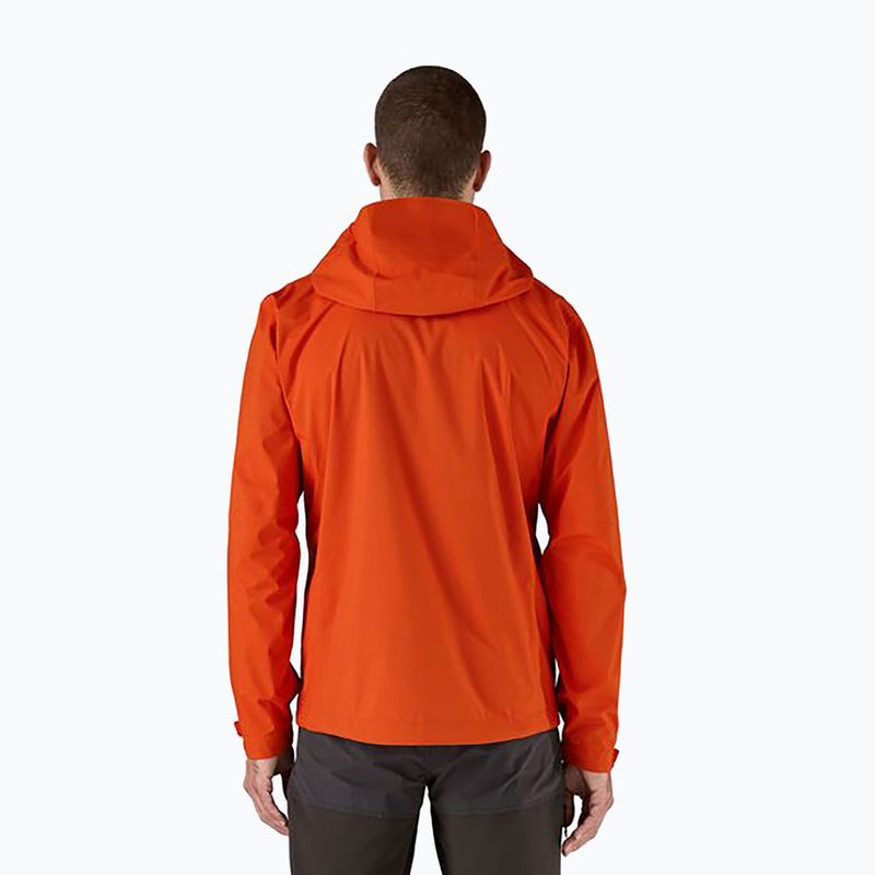 Kurtka przeciwdeszczowa męska Patagonia Granite Crest Rain pollinator orange 2