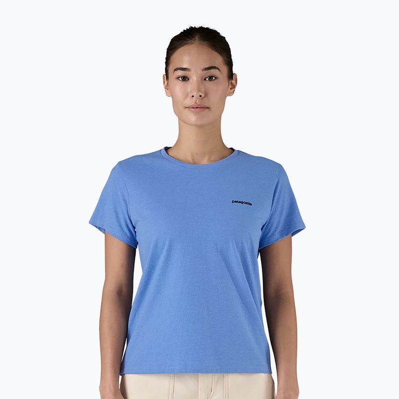 Koszulka damska Patagonia P-6 Logo Responsibili-Tee abundant blue 7
