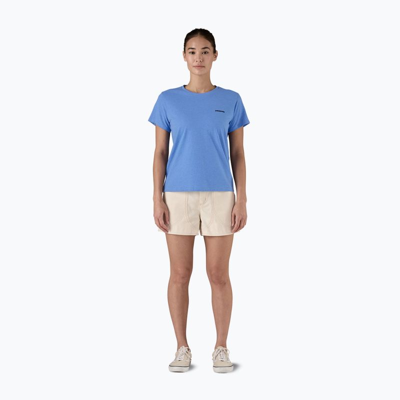 Koszulka damska Patagonia P-6 Logo Responsibili-Tee abundant blue 8