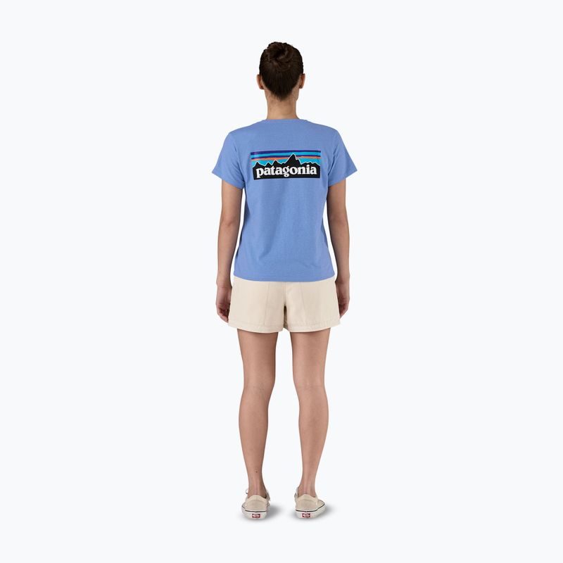 Koszulka damska Patagonia P-6 Logo Responsibili-Tee abundant blue 3