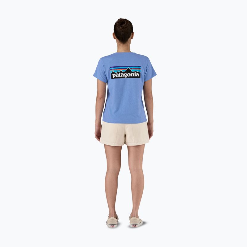 Koszulka damska Patagonia P-6 Logo Responsibili-Tee abundant blue 9