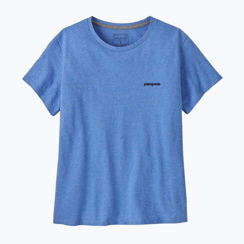 Koszulka damska Patagonia P-6 Logo Responsibili-Tee abundant blue 10