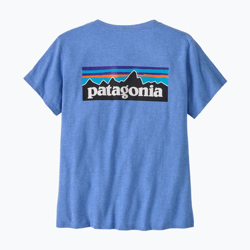 Koszulka damska Patagonia P-6 Logo Responsibili-Tee abundant blue 5