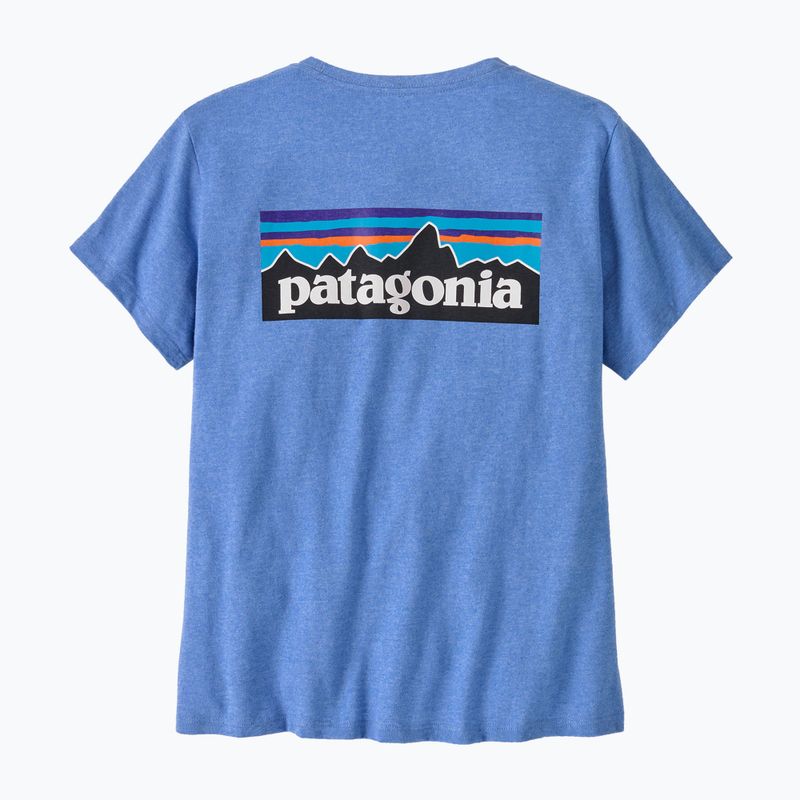 Koszulka damska Patagonia P-6 Logo Responsibili-Tee abundant blue 11