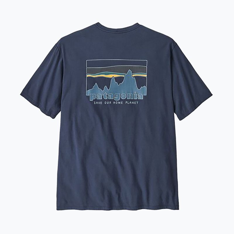 Koszulka męska Patagonia '73 Skyline Organic new navy 2