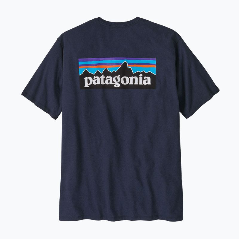 Koszulka męska Patagonia P-6 Logo Responsibili-Tee new navy 4