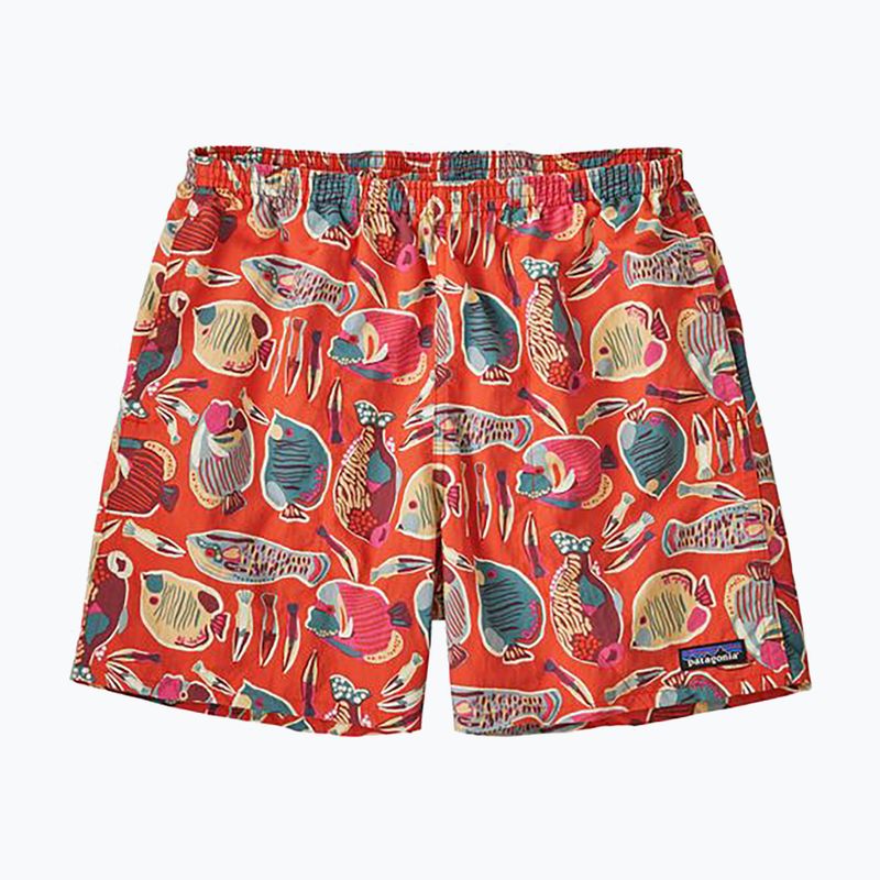 Spodenki męskie Patagonia Baggies 5" wrasse/pollinator orange 4