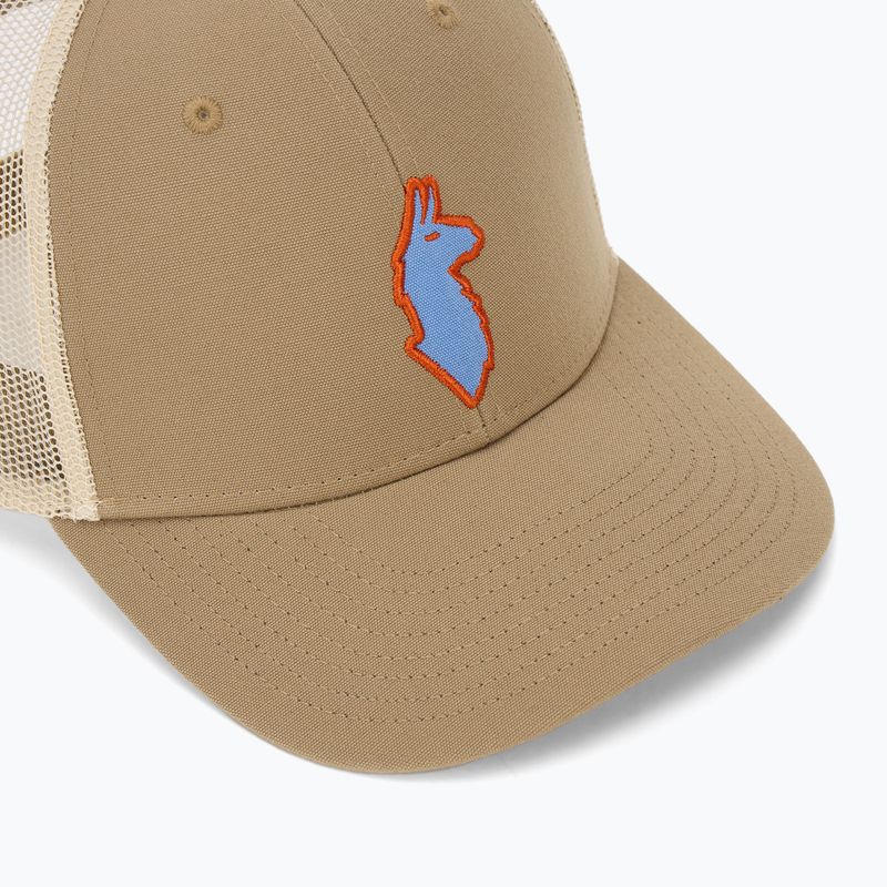 Czapka z daszkiem Cotopaxi Llama Trucker desert 3
