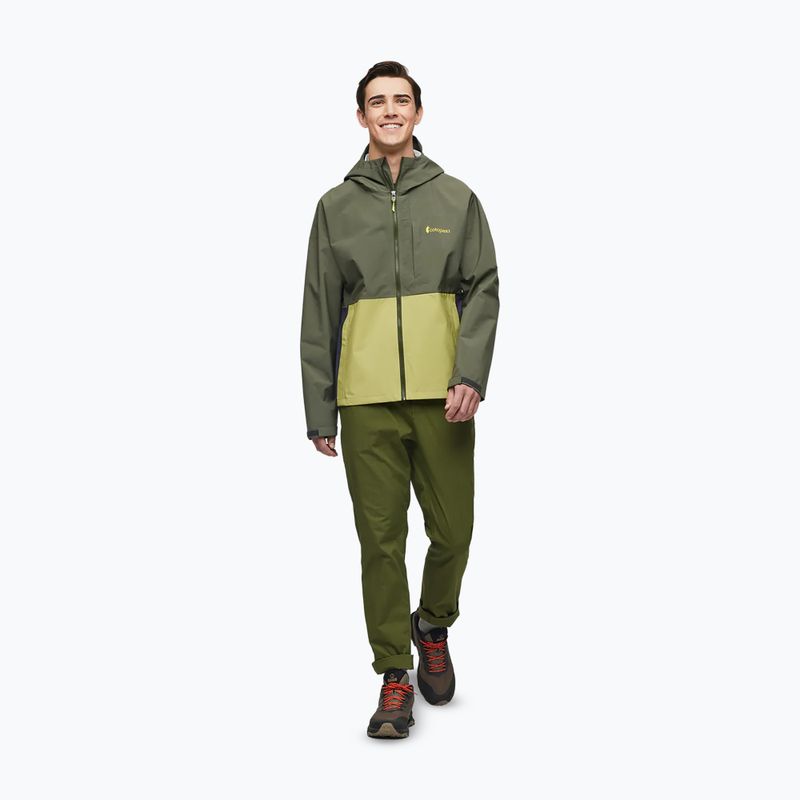 Kurtka przeciwdeszczowa męska Cotopaxi Cielo Rain Jacket fatigue/lemongrass 2