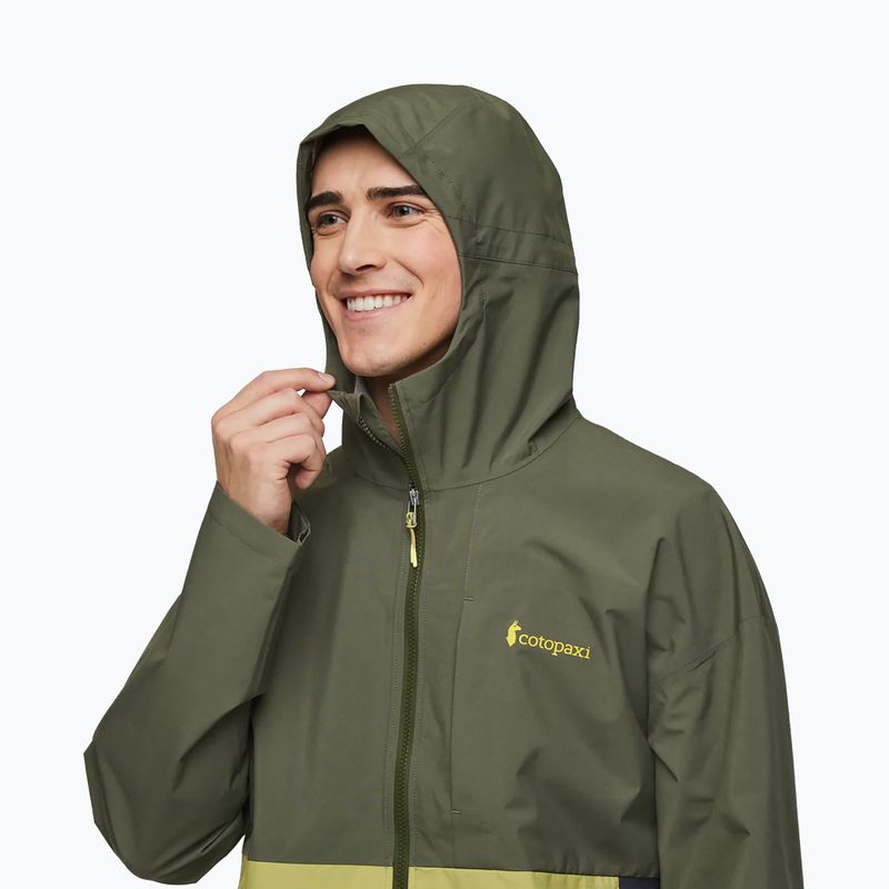 Kurtka przeciwdeszczowa męska Cotopaxi Cielo Rain Jacket fatigue/lemongrass 5