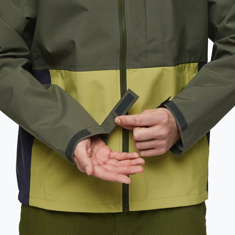 Kurtka przeciwdeszczowa męska Cotopaxi Cielo Rain Jacket fatigue/lemongrass 8