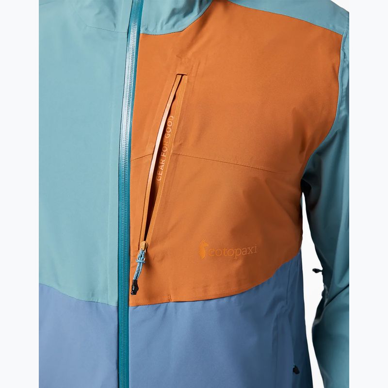 Kurtka softshell męska Cotopaxi Impermeo 3L Hooded Shell everglade and steel blue 4