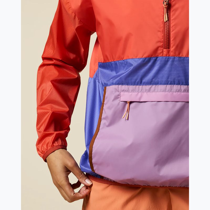 Kurtka przeciwwiatrowa damska Cotopaxi Teca Half-Zip Windbreaker smell the begonias 5