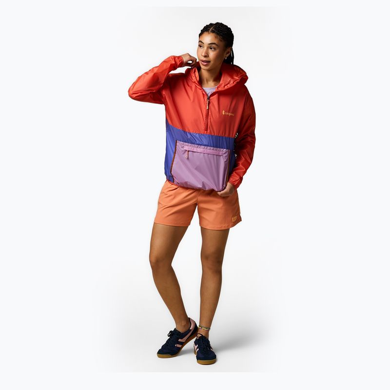 Kurtka przeciwwiatrowa damska Cotopaxi Teca Half-Zip Windbreaker smell the begonias 2