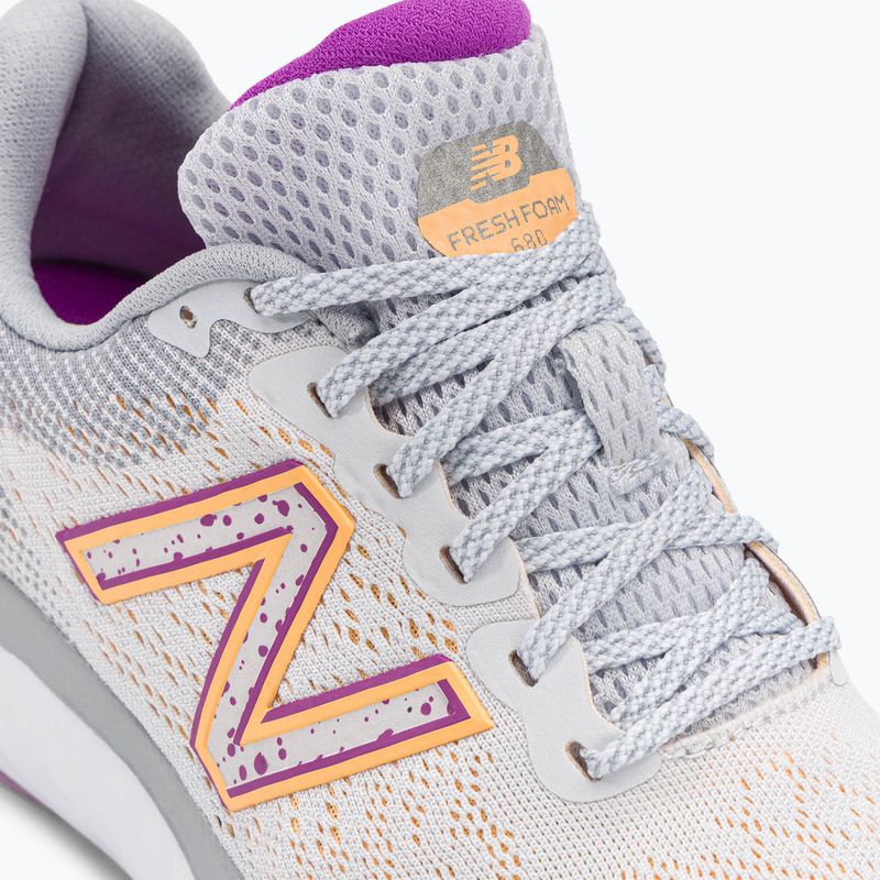 Buty do biegania damskie New Balance Fresh Foam 680 v7 quartz grey 8