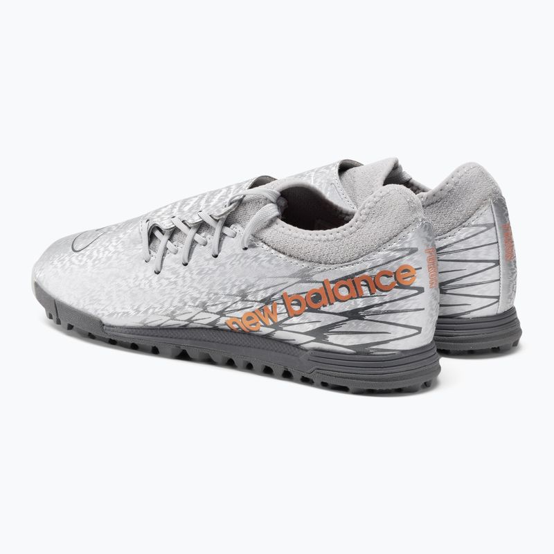 Buty piłkarskie męskie New Balance Furon v7 Dispatch TF silver 3