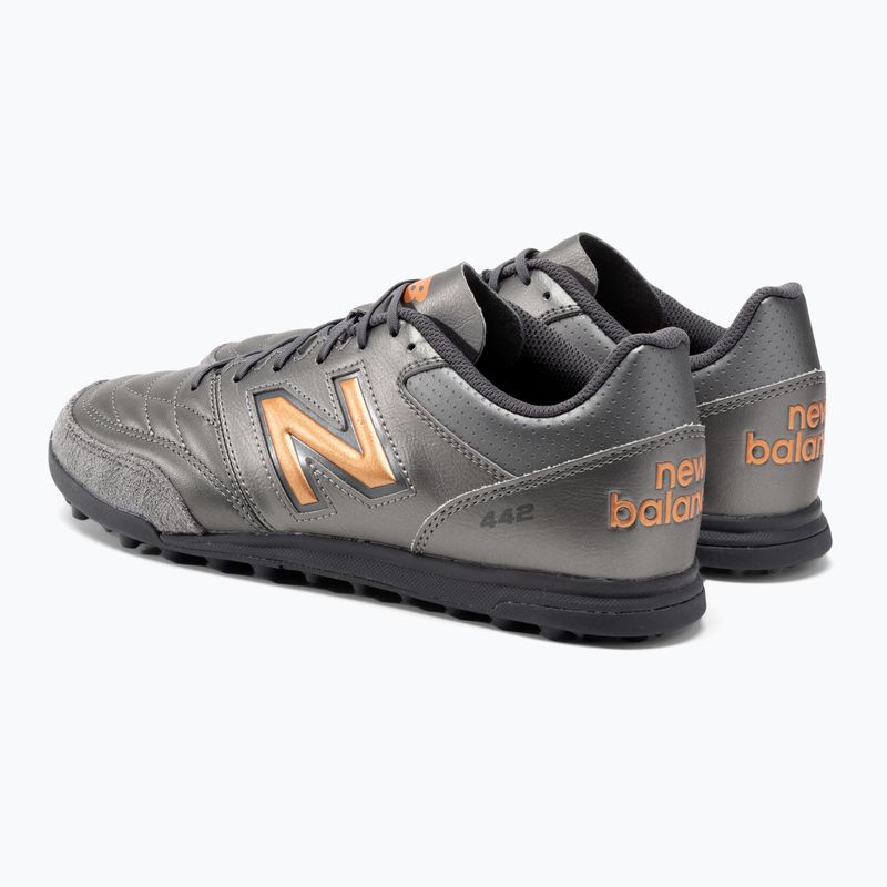 Buty piłkarskie męskie New Balance 442 v2 Team TF silver 3