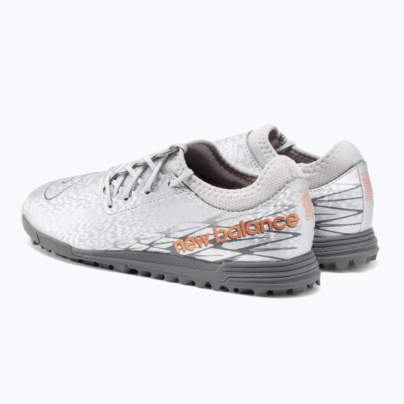 Buty piłkarskie dziecięce New Balance Furon v7 Dispatch JNR TF silver 3