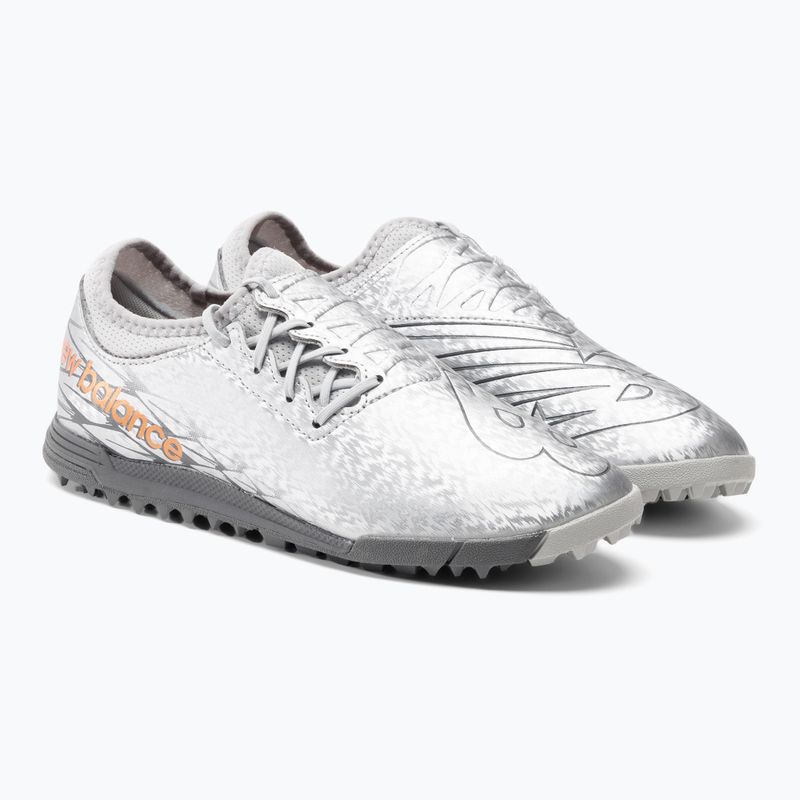Buty piłkarskie dziecięce New Balance Furon v7 Dispatch JNR TF silver 4