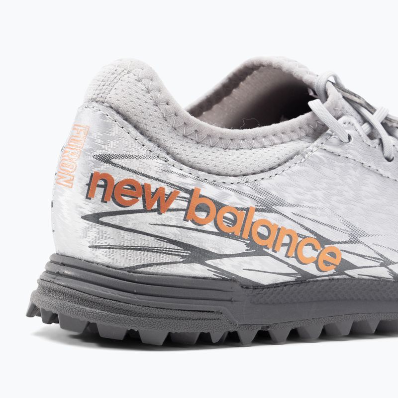 Buty piłkarskie dziecięce New Balance Furon v7 Dispatch JNR TF silver 8