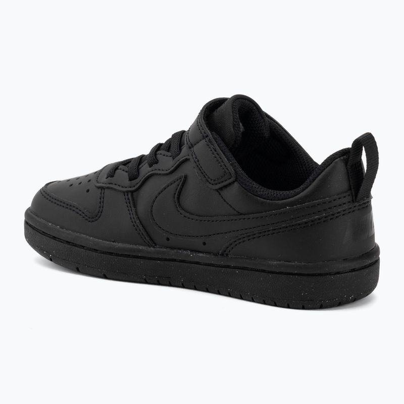 Buty dziecięce Nike Court Borough Low Recraft black/black/black 3
