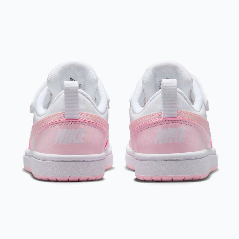Buty dziecięce Nike Court Borough Low Recraft white/pink foam 4