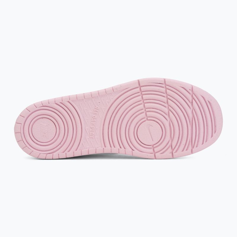 Buty dziecięce Nike Court Borough Low Recraft white/pink foam 4